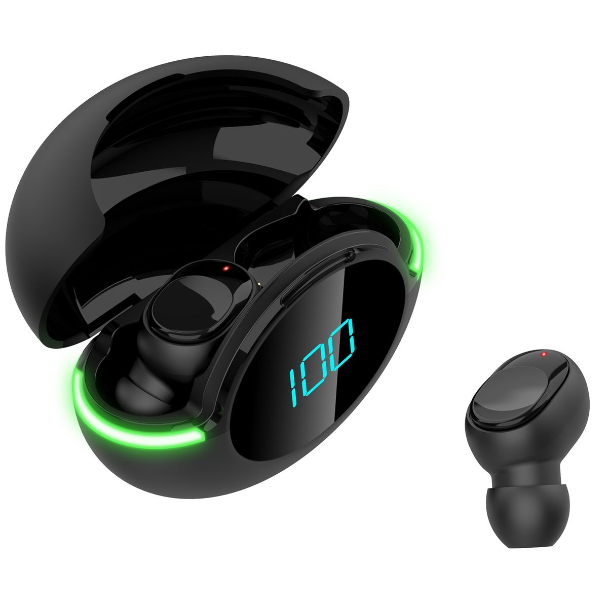 Y80 Wireless Earbuds Stereo In-Ear BT Headphones Ergonomic