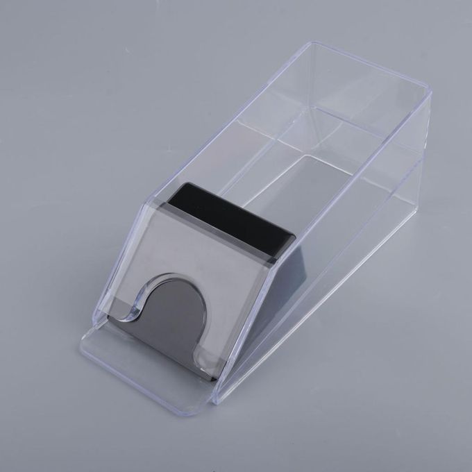Plastic Blackjack Dealing Shoe, Holds 1-4 Decks Casino Game White