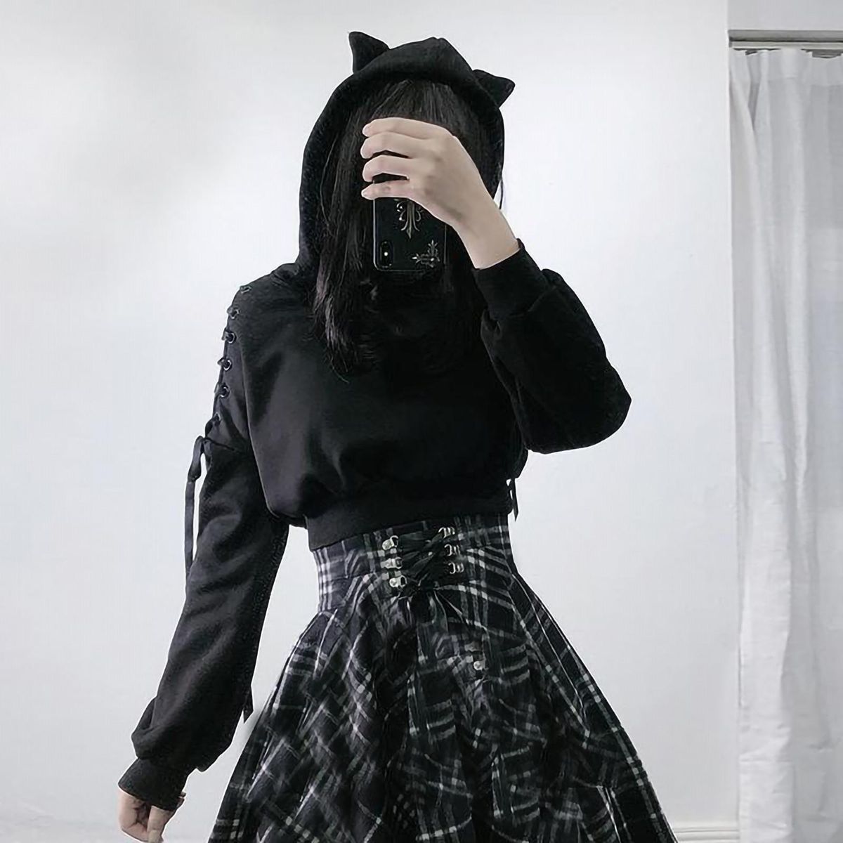Women's Cat Ear Hoodie Pullover Long Sleeve Hooded Sweatshirt Cute Blo