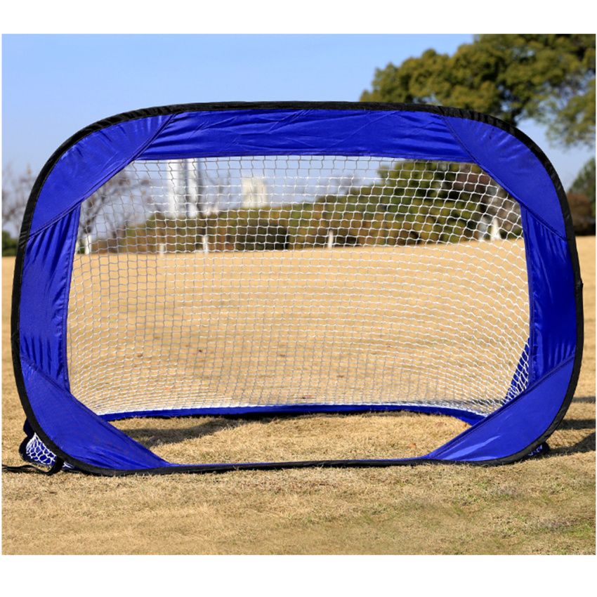 Blue   Color   Folding   Portable   Football   Gate   Net   Goal