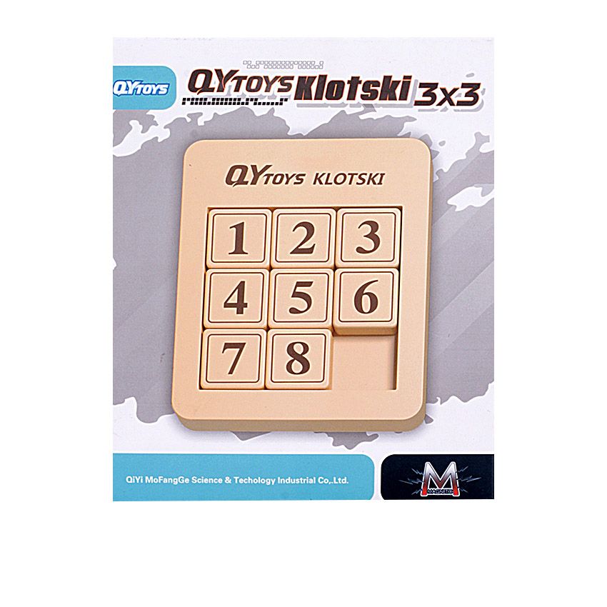 Klotski Game (3X3) - Cream