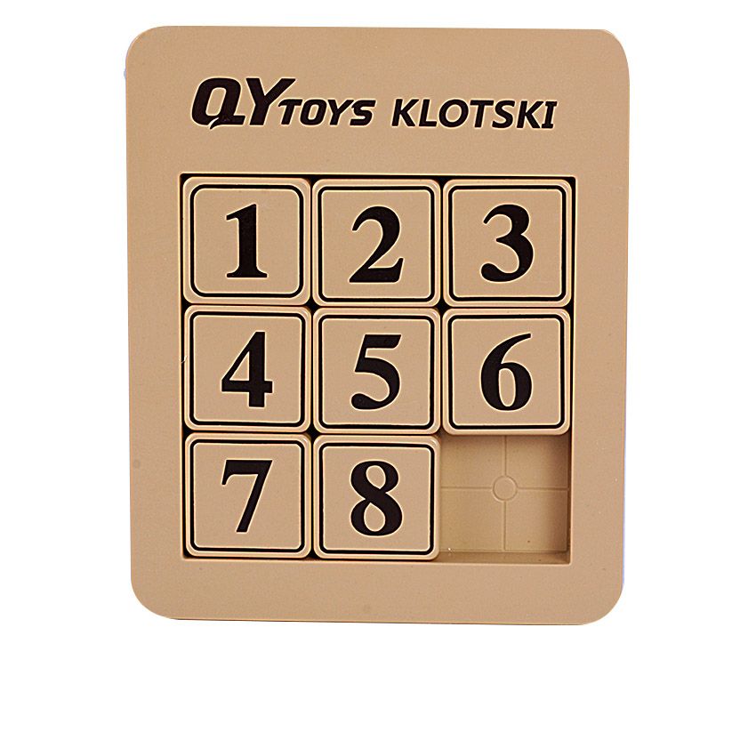 Klotski Game (3X3) - Cream