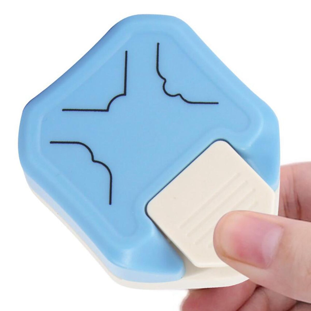 Corner Rounder Punch  Cutter For Laminate Embossing Card Making Wave