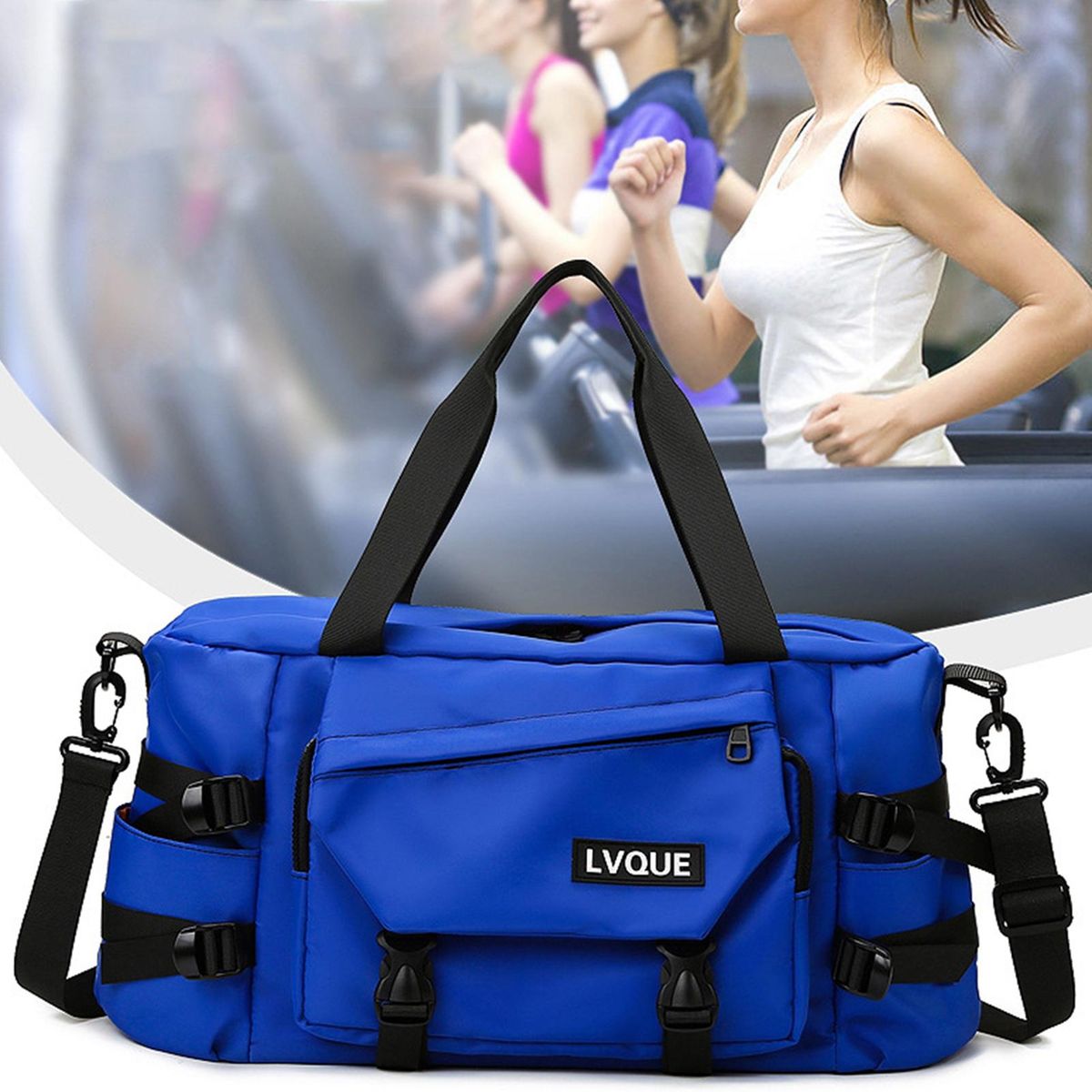 Luggage Bag Casual Workwear Style Travel Duffel Bag Royal Blue