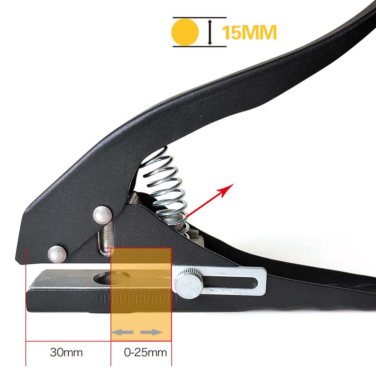 Hole Puncher Heavy Duty Paper Punch Handheld Hole Punch