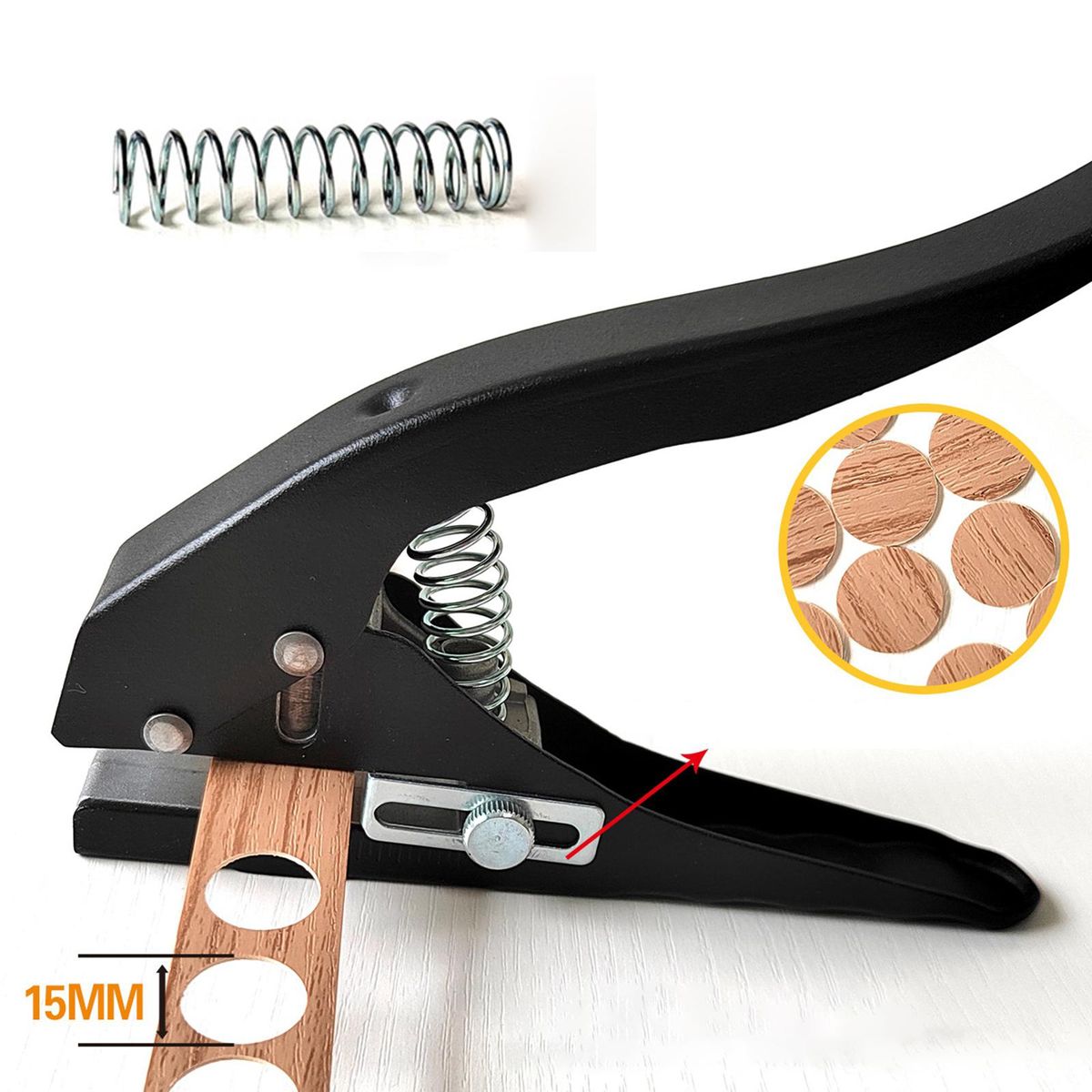 Hole Puncher Heavy Duty Paper Punch Handheld Hole Punch