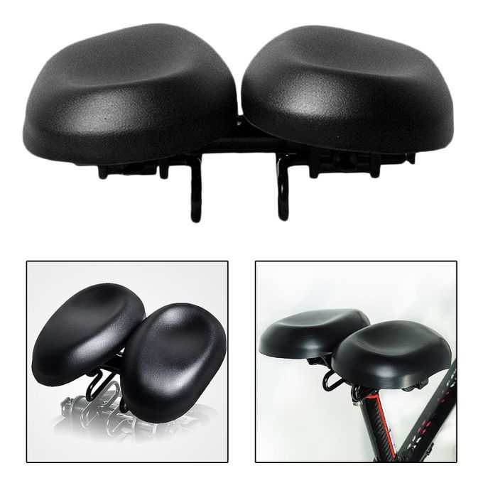 Dual Pad Bicycle Saddle Seat Waterprof Breathable Bike Cushion Cover