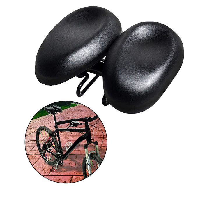 Dual Pad Bicycle Saddle Seat Waterprof Breathable Bike Cushion Cover