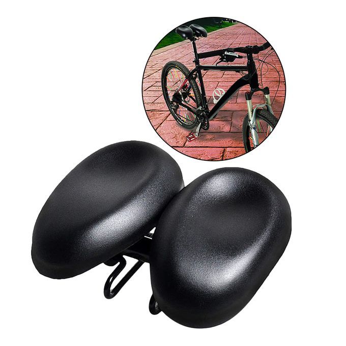 Dual Pad Bicycle Saddle Seat Waterprof Breathable Bike Cushion Cover