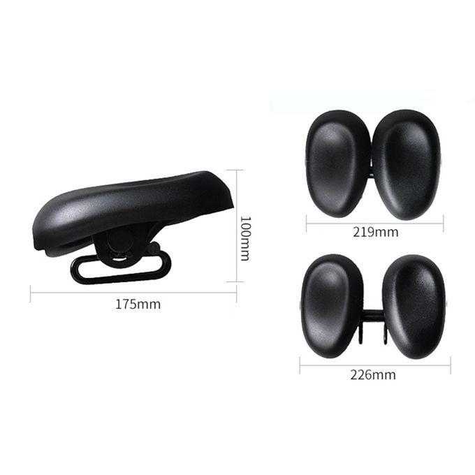 Dual Pad Bicycle Saddle Seat Waterprof Breathable Bike Cushion Cover