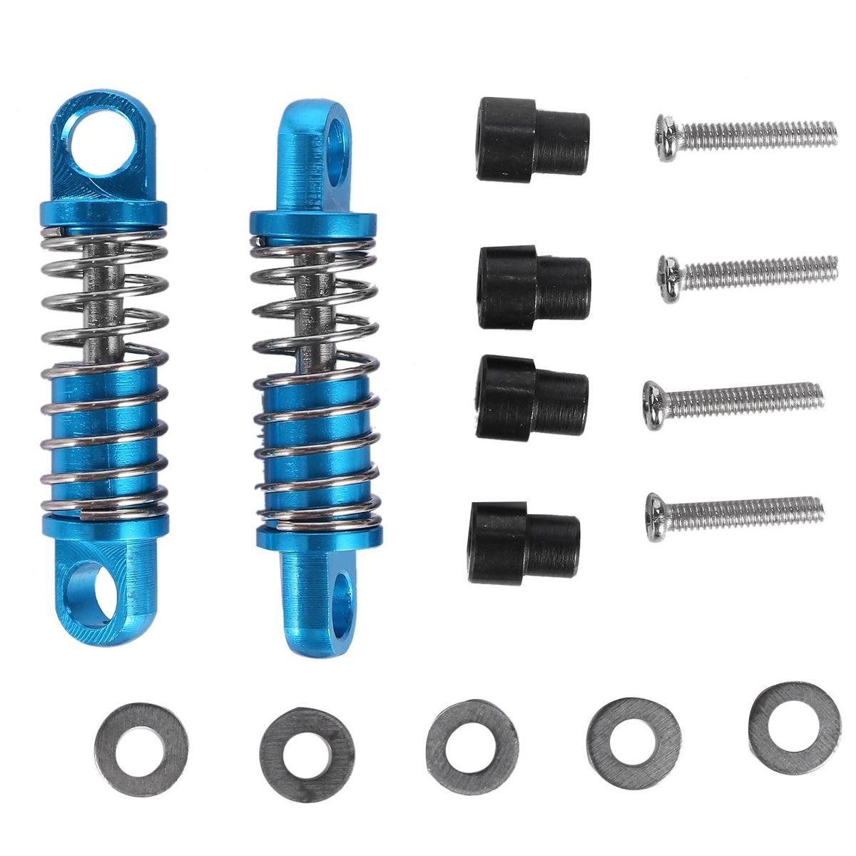 2Pcs RC Aluminum Shock Absorbers for K969 K989 K999 P929 -Bl