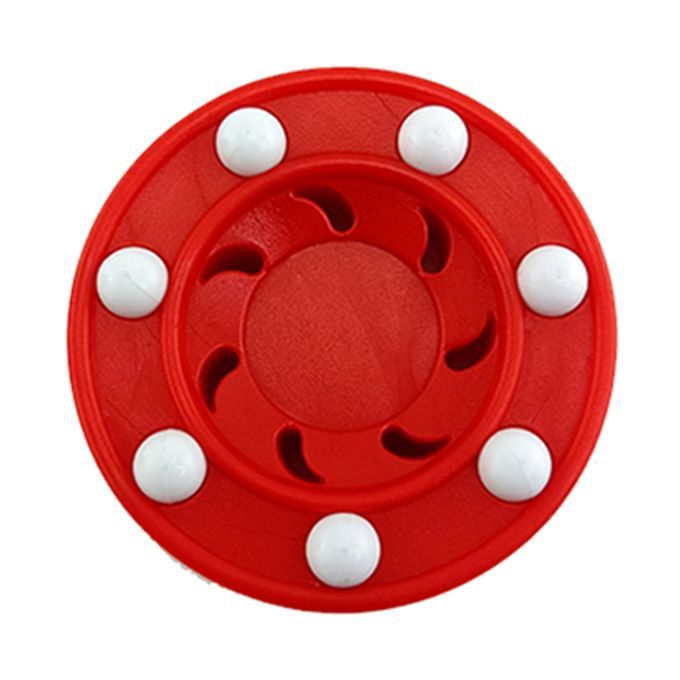 Durable Roller Hockey Puck Pucks Training High Performance Slider Red