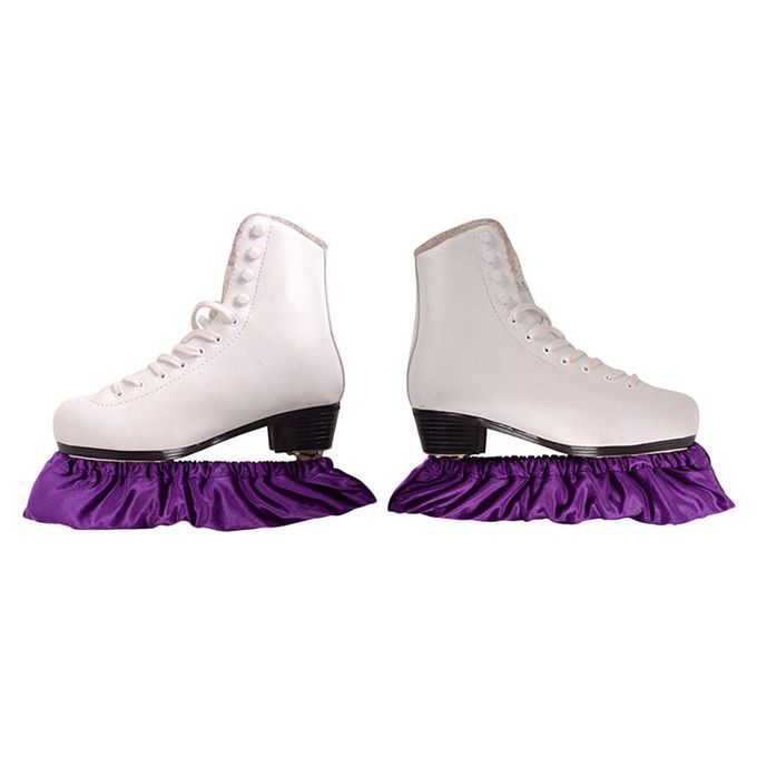 Unisex Adult Women, Men, Girls, Boys, Kids Ice Skates Covers  Purple S