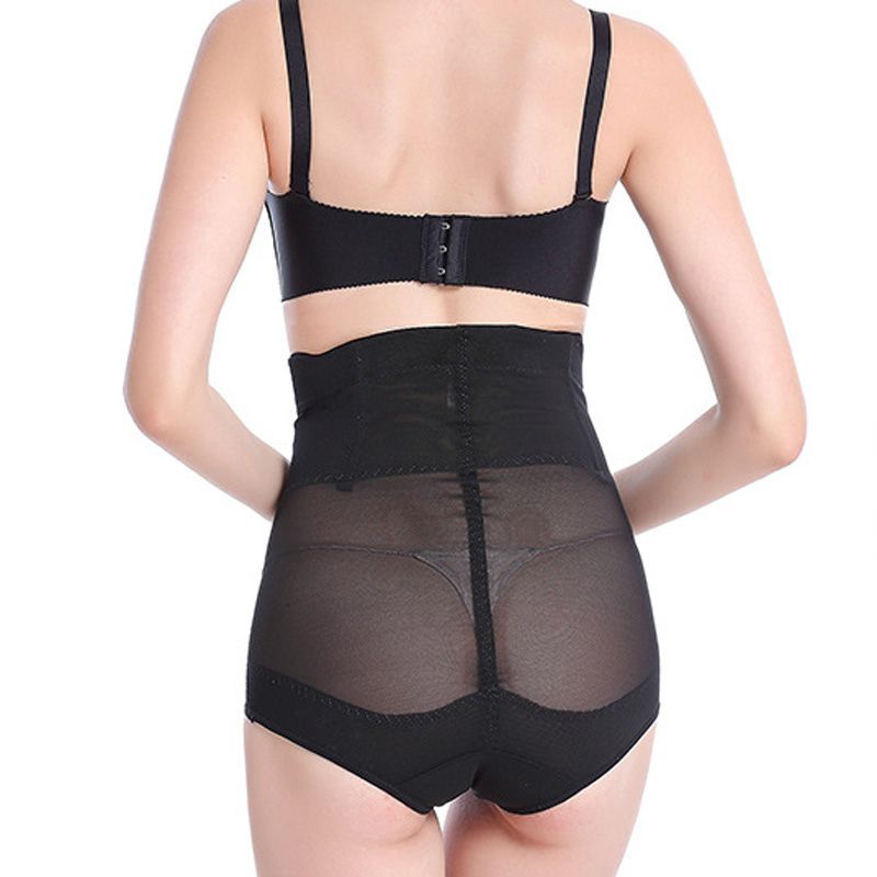 High Waist Without Trace Cross Postpartum Flat Belly Pants Hip  Pants Women Slim Waist Body Shaping Tight Underwear