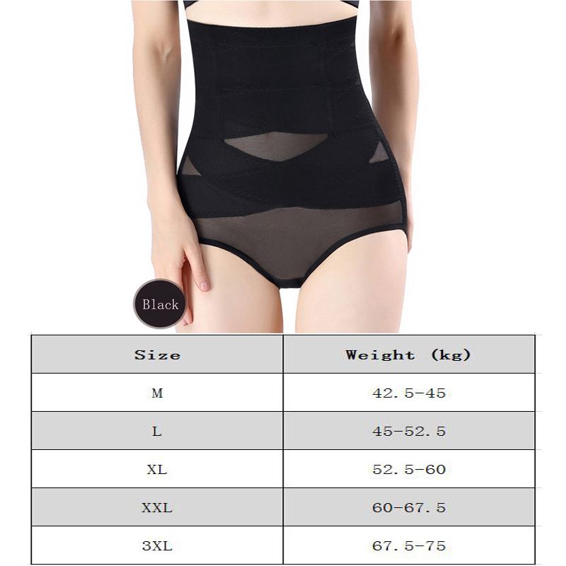 High Waist Without Trace Cross Postpartum Flat Belly Pants Hip  Pants Women Slim Waist Body Shaping Tight Underwear