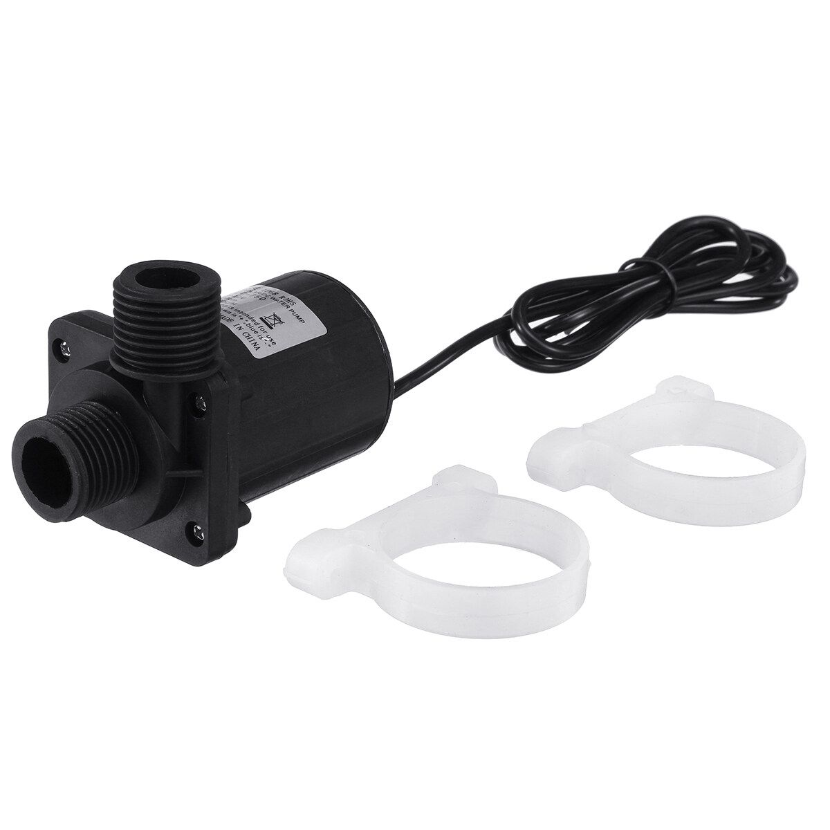 32W 12V Brushless Water Pump 1/2 Centrifugal Peripheral For Aquarium Pond Water Lift 7m Bared Wiring