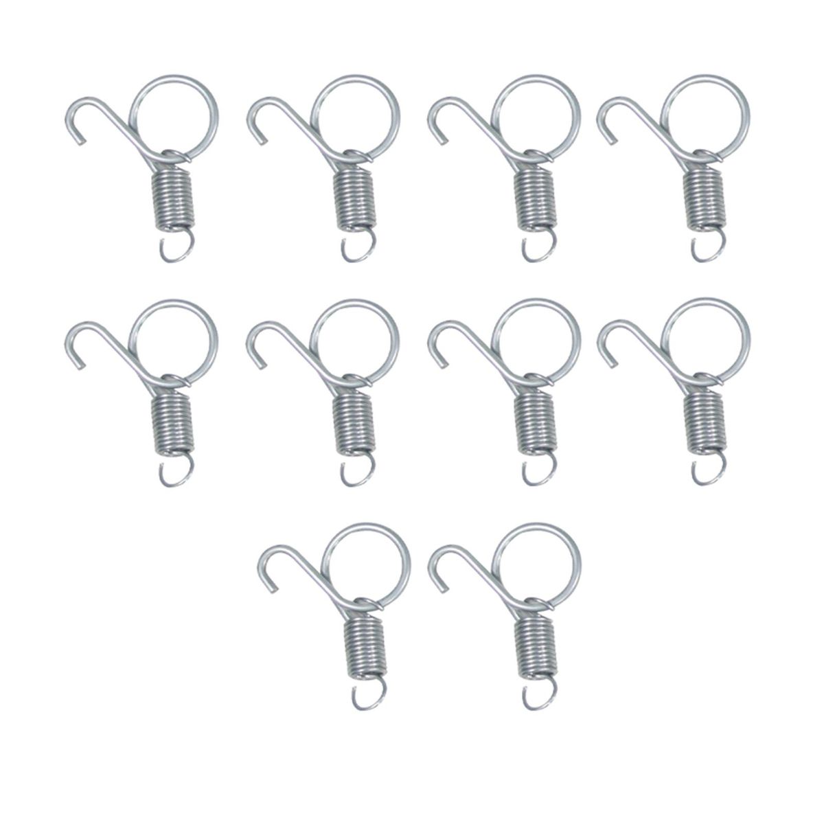 10 Pack Fixing Spring Metal Elastic Spring Latches Hooks