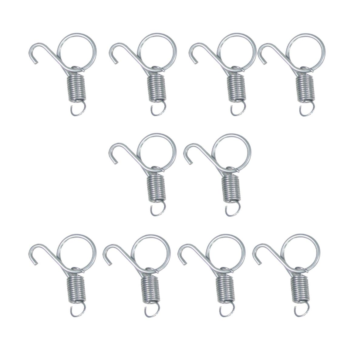 10 Pack Fixing Spring Metal Elastic Spring Latches Hooks