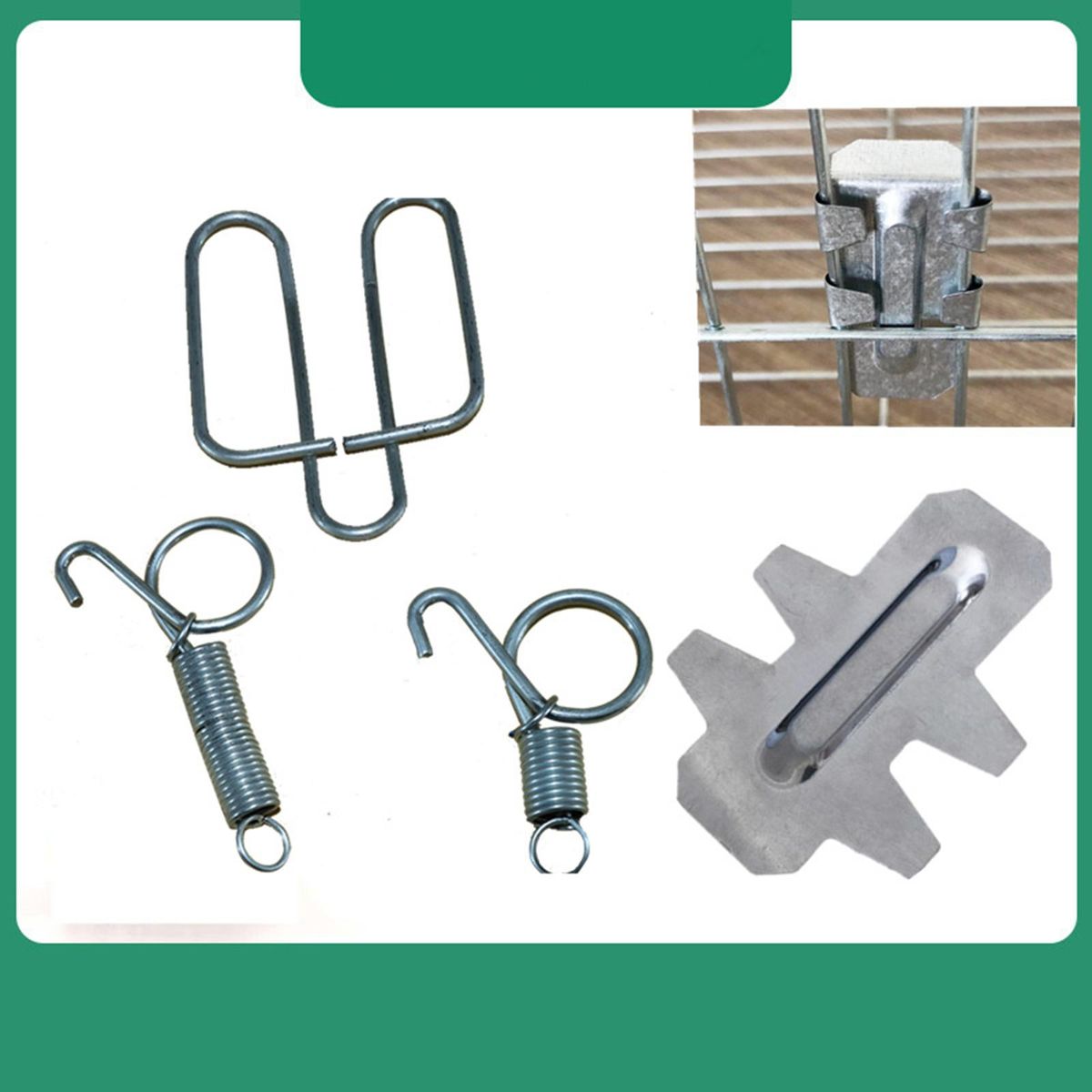 10 Pack Fixing Spring Metal Elastic Spring Latches Hooks