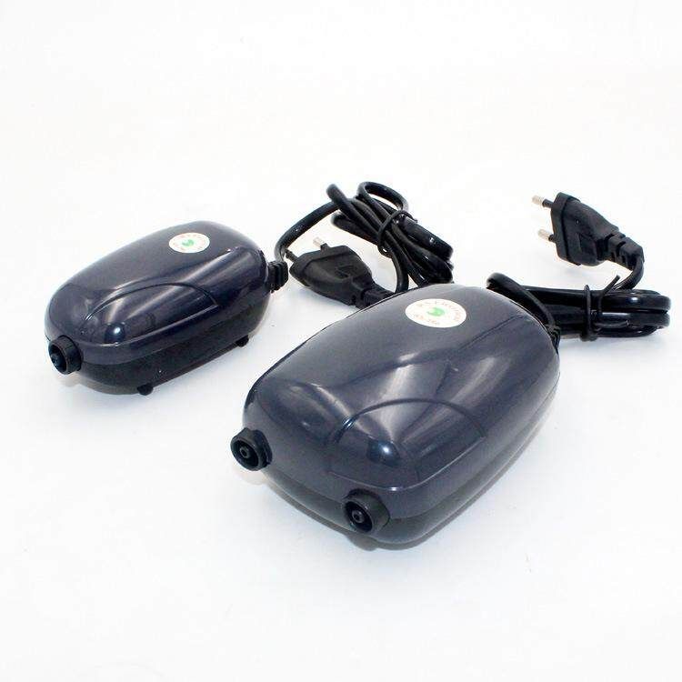 Air Bubble Disk Aerator Aquarium Fish Tank Pond Pump Hydroponic Oxygen Air Pump Air Hose Pipe --- RS-290 Single-headed 3W Double Hole 5W