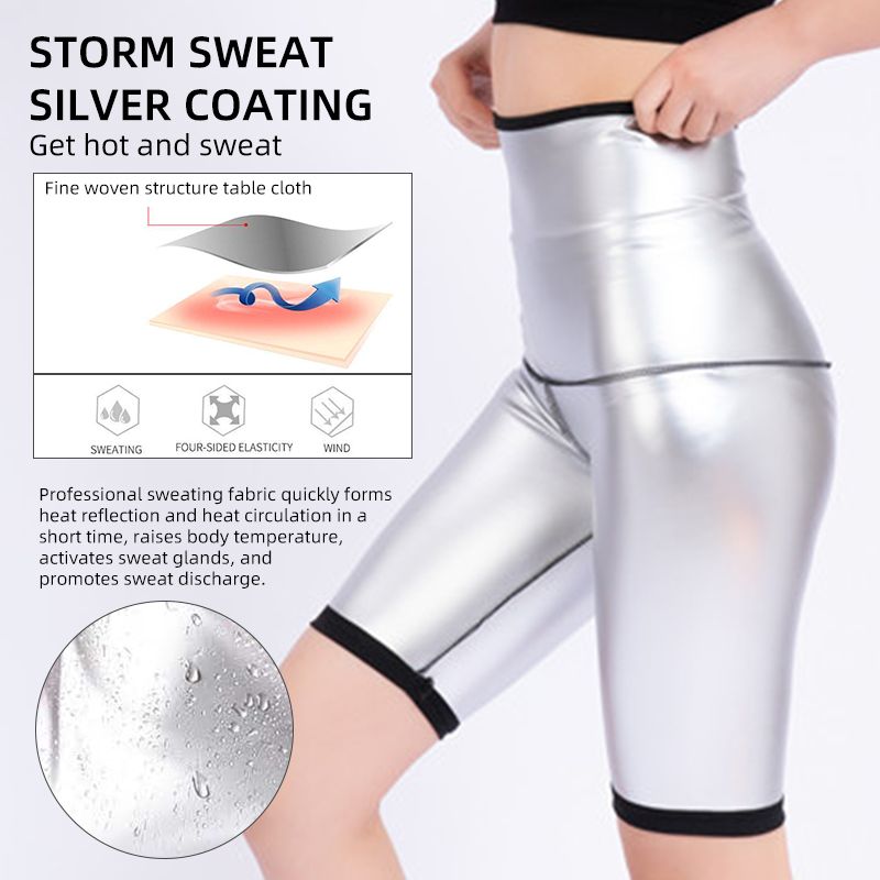 Full Cover Body Shaper Pants Sauna Shapers  Sweat Sauna Effect Slimming Pants Fitness Short Shapewear Leggings Fitness Pants