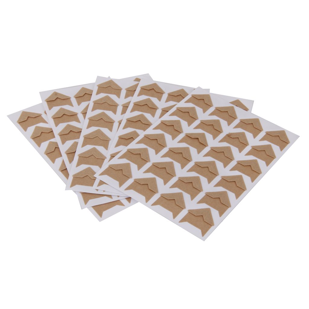 120pcs Brown Photo Album Self-adhesive DIY Handcraft