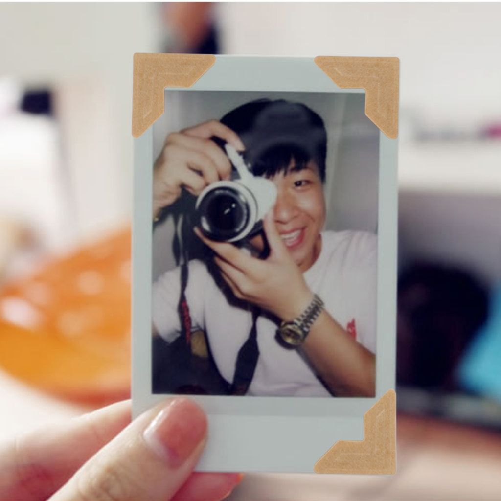 120pcs Brown Photo Album Self-adhesive DIY Handcraft