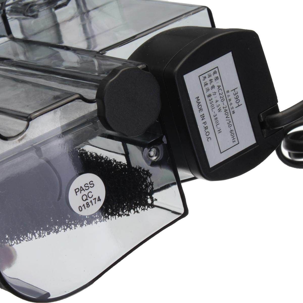 Aquarium Fish Tank Filter Hang On External Waterfall Fliter Self Priming Filter L L / 4.5w With Water Free Function