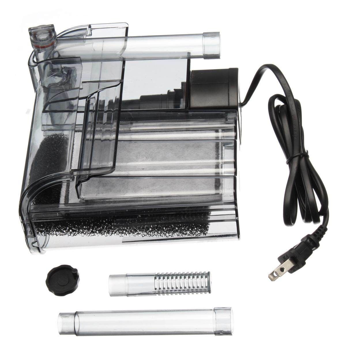 Aquarium Fish Tank Filter Hang On External Waterfall Fliter Self Priming Filter L L / 4.5w With Water Free Function