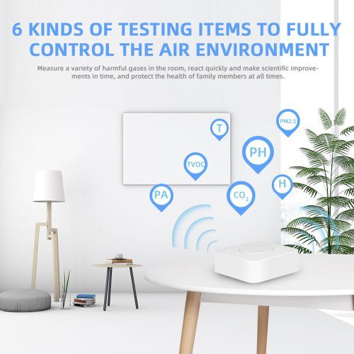 Tuya WiFi Intelligent Air Housekeeper 6-in-1 Air Quality Monitor