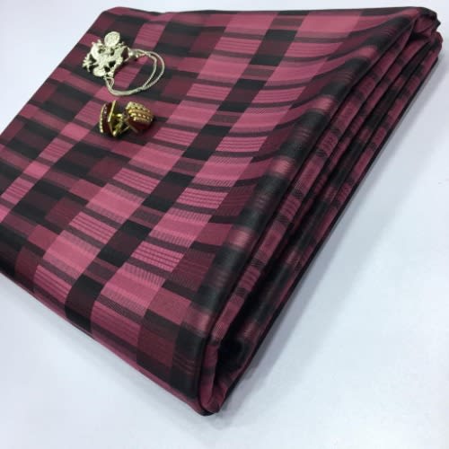 Check Men Stock Senator Fabric - 4 Yards