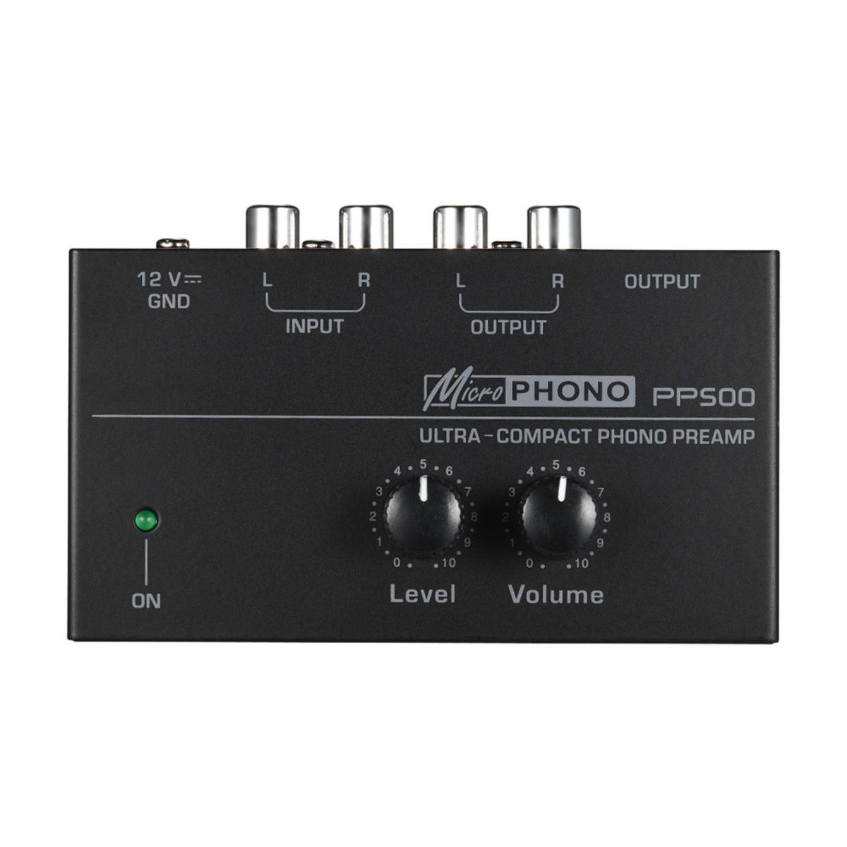 PP500 Phono Turntable Preamp Independent Knob Control Low Noise Mini