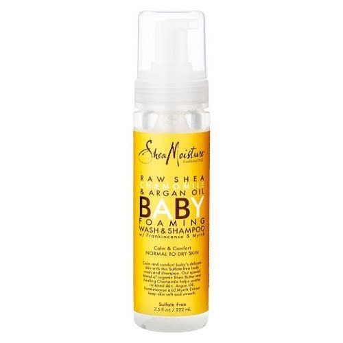 2x Raw Shea Chamomile Argan Oil Baby Foaming Wash & Shampoo -7.5 Oz