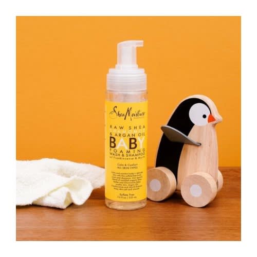 2x Raw Shea Chamomile Argan Oil Baby Foaming Wash & Shampoo -7.5 Oz