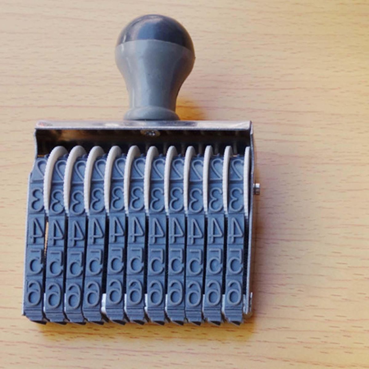 Rubber Number Stamp 11 Digit Accs Date Stamper For Planner