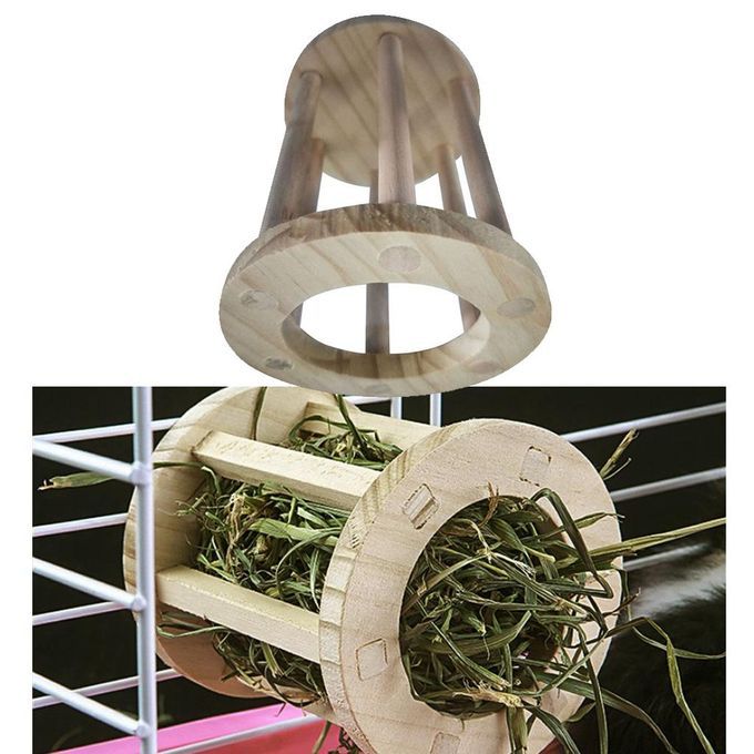 2Pieces Rabbit Hay Feeder Manger Hay Grass Rack Food For Bunny Guinea