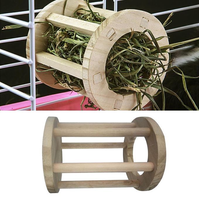 2Pieces Rabbit Hay Feeder Manger Hay Grass Rack Food For Bunny Guinea