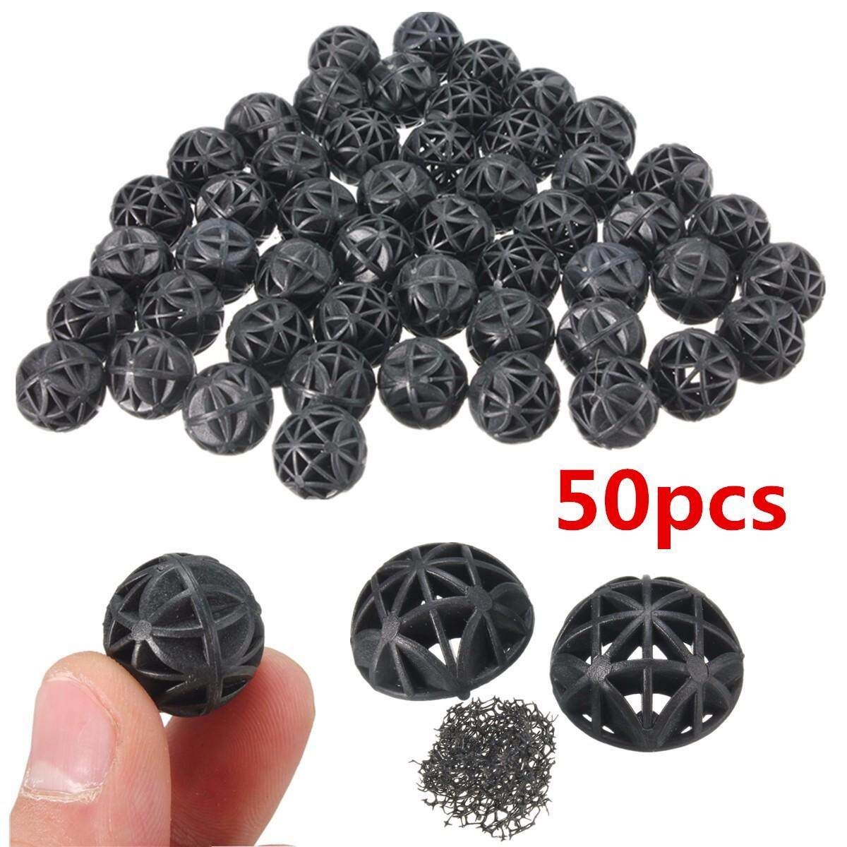 50Pcs 16mm Bio Ball Aquatic Bacteria Culture Ball For Aquarium Fish Tank Filter