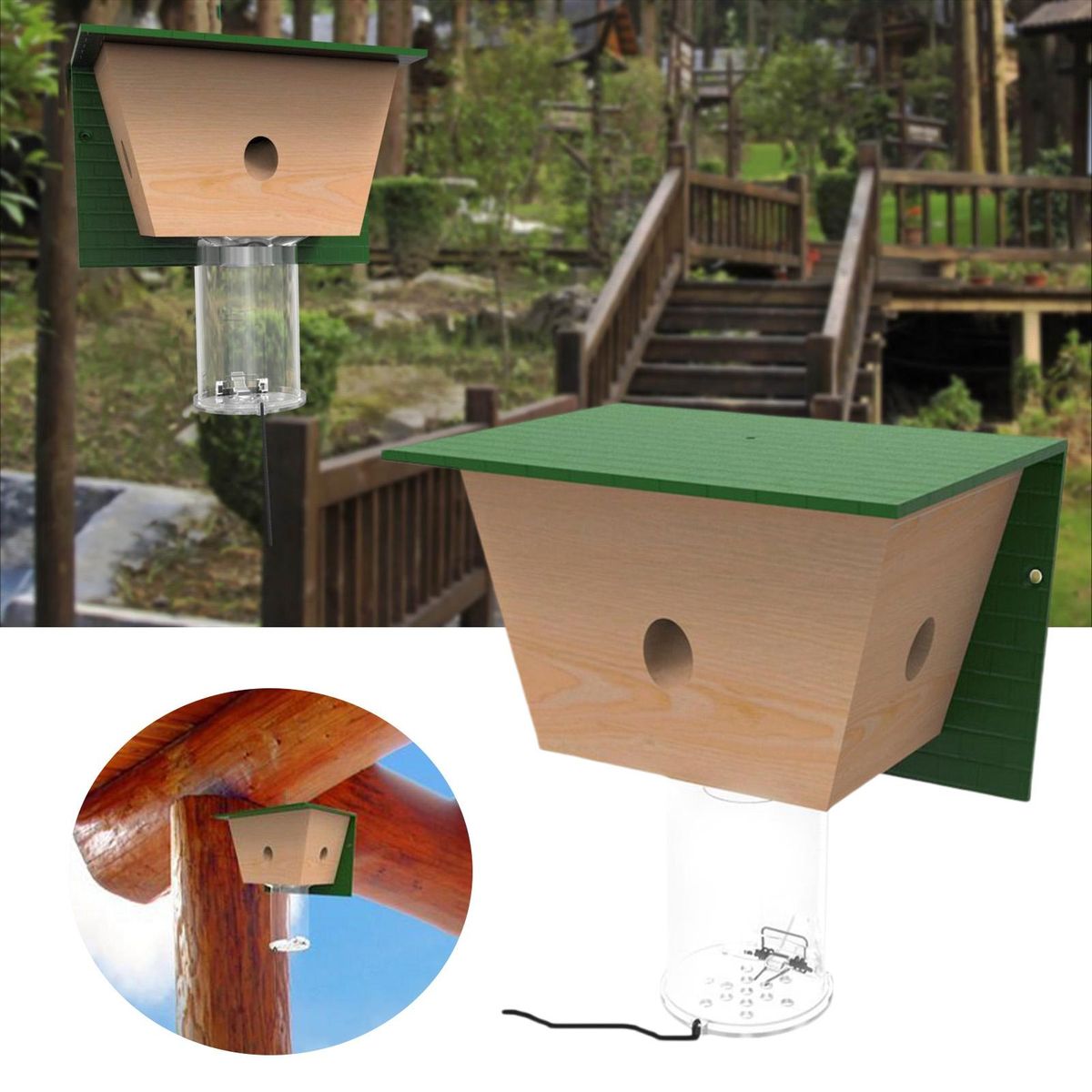 Insect Trap Patio Hanging Wasp Trap Green