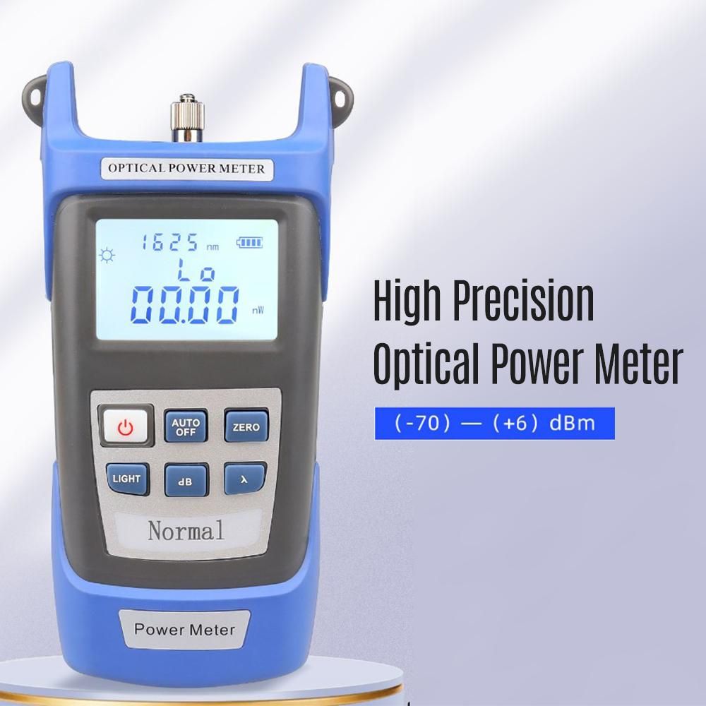 Optical Fiber Tool Kit Optical Power Meter Handheld 30mW Optical Fiber Tester Portable Pen Type Red Light Visual Fault Locator Fiber Test Pen