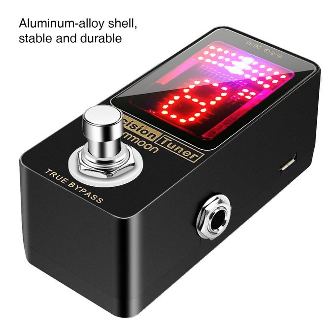 Ammoon Precision Chromatic Tuner Pedal Large LED Display