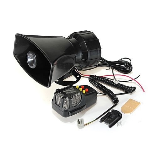 50W 12V Car Truck Speaker Loud Siren Horn Ambulance Police Alarm 105db With MIC