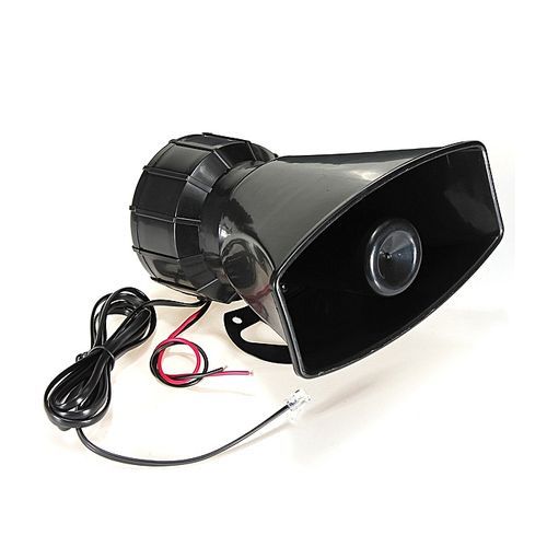 50W 12V Car Truck Speaker Loud Siren Horn Ambulance Police Alarm 105db With MIC