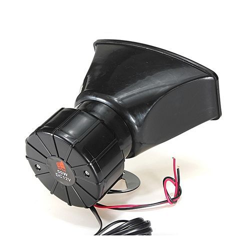 50W 12V Car Truck Speaker Loud Siren Horn Ambulance Police Alarm 105db With MIC