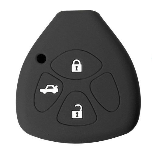 3 Button Silicone Remote Key Cover Fit For Toyota Avensis Rav4 Scion Fob Case