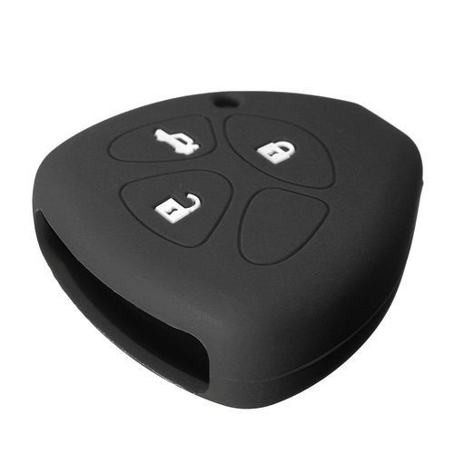 3 Button Silicone Remote Key Cover Fit For Toyota Avensis Rav4 Scion Fob Case