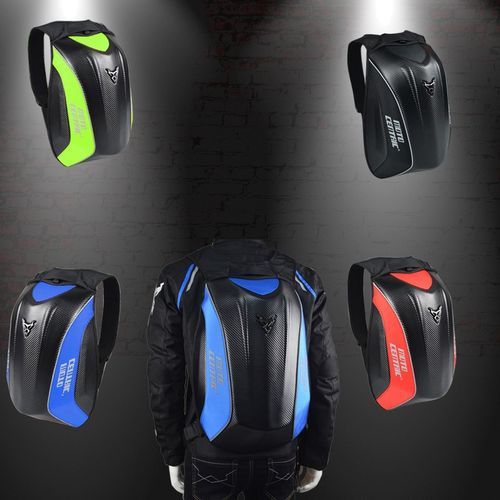 Motorcycle Knight Bag Motocross Riding Racing Storage Bag Carbon Fiber Motorbike Helmet Backpack HLS