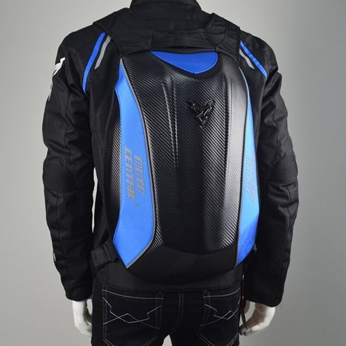 Motorcycle Knight Bag Motocross Riding Racing Storage Bag Carbon Fiber Motorbike Helmet Backpack HLS