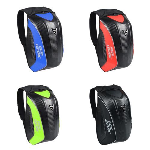 Motorcycle Knight Bag Motocross Riding Racing Storage Bag Carbon Fiber Motorbike Helmet Backpack HLS