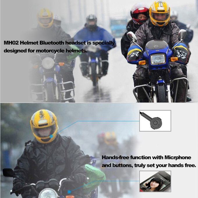 Motorcycle Helmet Headset  Intercom Heaphones Wireless